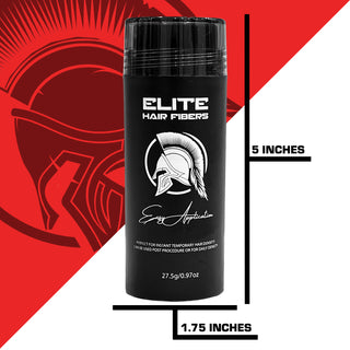 Elite Hair Fibers (27.5g) + Applicator and Hairline Comb