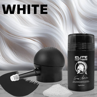 Elite Hair Fibers (12g) + Applicator and Hairline Comb