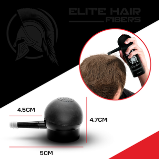 Elite Hair Fibers (12g) + Applicator and Hairline Comb